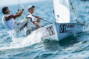 2017 470 Class Japan National Championships - Day 2 photo copyright Junichi Hirai/ Bulkhead magazine http://www.bulkhead.jp/ taken at  and featuring the  class