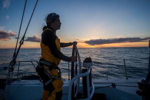 Volvo Ocean Race – Liz Wardley joins Turn the Tide on Plastic photo copyright  Jen Edney / Volvo Ocean Race taken at  and featuring the  class