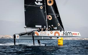 .film Racing is new to the GC32 Racing Tour but won her first race today – 36 Copa del Rey MAPFRE photo copyright Jesus Renedo / GC32 Racing Tour taken at  and featuring the  class