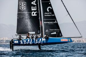 The Jerome Clerc-skippered Realteam leads after Day 1 – 36 Copa del Rey MAPFRE photo copyright Jesus Renedo / GC32 Racing Tour taken at  and featuring the  class