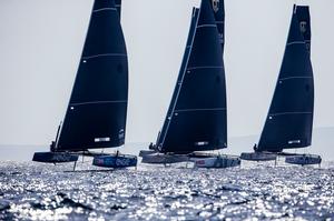 Day 2 – The ten flying GC32 catamarans are the fastest boats at Copa del Rey MAPFRE photo copyright Jesus Renedo / GC32 Racing Tour taken at  and featuring the  class