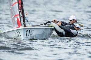 Rob Douglass and Nicole Douglass (AUS) - Holding it down – Tasar World Championship photo copyright Junichi Hirai/ Bulkhead magazine http://www.bulkhead.jp/ taken at  and featuring the  class