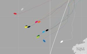Current positions – Day 5, Race 1 – Clipper Round the World Yacht Race photo copyright Clipper Ventures taken at  and featuring the  class