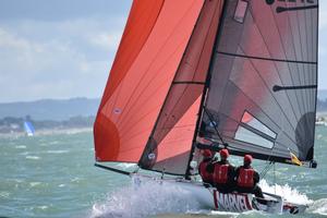 Paul Burnell at the helm of UKJ boat Marvel at the Cowes Week SB20 grand slam photo copyright  Jane Austin taken at  and featuring the  class
