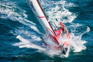 Day 1 – The fleet approaching the Fastnet Rock – Rolex Fastnet Race photo copyright  Rolex / Carlo Borlenghi http://www.carloborlenghi.net taken at  and featuring the  class