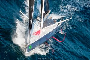 Day 1 – The fleet approaching the Fastnet Rock – Rolex Fastnet Race photo copyright  Rolex / Carlo Borlenghi http://www.carloborlenghi.net taken at  and featuring the  class