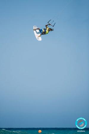 Day 2  – Just enough room left for a large one to finish off from Airton – GKA Kite-Surf World Tour photo copyright  Ydwer van der Heide taken at  and featuring the  class