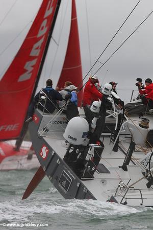 Volvo Ocean Race fleet – Lendy Cowes Week photo copyright  Ingrid Abery taken at  and featuring the  class