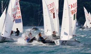Day 3 – Arianna Passamonti and Giulia Fava (ITA) – 420 and 470 Junior European Championship photo copyright  Elena Giolai/Fraglia Vela Riva taken at  and featuring the  class
