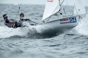 Day 2 – WIley Rogers and Jack Parkin (USA-7) – 470 Junior World Championships photo copyright Junichi Hirai/ Bulkhead magazine http://www.bulkhead.jp/ taken at  and featuring the  class