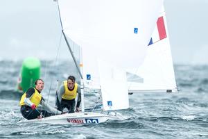 Day 4 – Hippolyte Machetti and Sidoine Dantès (FRA-79) – 470 Junior World Championships photo copyright Junichi Hirai/ Bulkhead magazine http://www.bulkhead.jp/ taken at  and featuring the  class