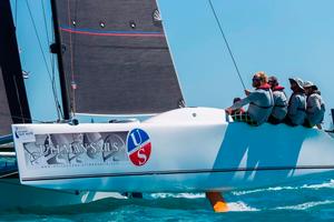 Day 3 – Ullman Sails crew in full flight – Airlie Beach Race Week photo copyright  Andrea Francolini / ABRW taken at  and featuring the  class