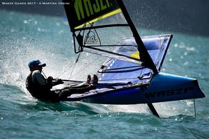Day 1 – WASZP International Games photo copyright  Martina Orsini taken at  and featuring the  class