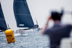 Simon Delpozzo are getting to grips with their new .film Racing – Copa del Rey MAFPRE photo copyright Jesus Renedo / GC32 Racing Tour taken at  and featuring the  class