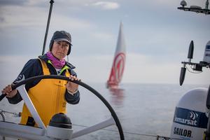 Leg Zero, Saint Malo to Lisbon, on board Turn the Tide on Plastic – Volvo Ocean Race photo copyright  Jeremie Lecaudey / Volvo Ocean Race taken at  and featuring the  class