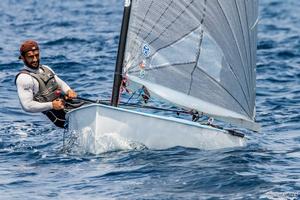 Iranian sailor Ahmad Ahmadi photo copyright  Robert Deaves taken at  and featuring the  class