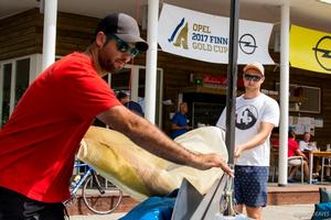 Opel Finn Gold Cup in Balaton photo copyright  Robert Deaves taken at  and featuring the  class