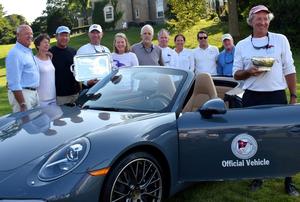 The winning New York Yacht Club team was (left to right): Tom O'Brien, Danielle Tripp, Sam Altreuter, Commodore Phil Lotz, Martha Altreuter, Bill Tripp, Dan Hadley, Wendy Lotz, Peter Benedetto, Jory Hinman and Team Captain Ted Moore. Missing: Amy Drinker and Zach Leonard) photo copyright  Katie Malafronte / NYYC taken at  and featuring the  class