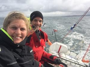 Offshore Academy 21 sailed by Joan Mulloy and Cathal Clarke from Ireland – Rolex Fastnet Race photo copyright  Joan Mulloy taken at  and featuring the  class