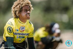 Day 3 – Matchu considers his options as he prepares for the mini-final – GKA Kite-Surf World Tour photo copyright  Ydwer van der Heide taken at  and featuring the  class