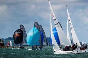Day 4 – RS Elite and Sonar fleet – Lendy Cowes Week photo copyright  Paul Wyeth / CWL taken at  and featuring the  class
