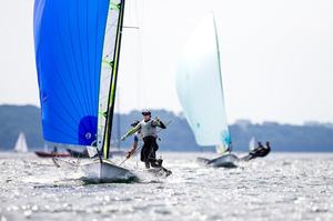 Day 4 – 49er and Nacra 17 European Championship photo copyright  Tomas Moya / Sailing Energy taken at  and featuring the  class