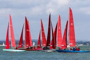 Day 3 – The Redwing fleet – Lendy Cowes Week photo copyright  Tom Gruitt / CWL taken at  and featuring the  class