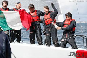 Italian Taki 4 with Niccolo Bertola in helm managed to win for the second year in a row as Melges 24 Corinthian World Champion. The crew was made, as past year, by Niccolo Bertola, Giacomo Fossati, Marco Zammarchi, Matteo De Chiara and Giovanni Bannetta. photo copyright  Pierrick Contin http://www.pierrickcontin.fr/ taken at  and featuring the  class