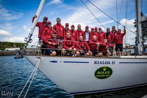 From Australia, Patrick and Keith Broughton's 72ft S&S Kialoa II - Rolex Fastnet Race 2017 photo copyright  ELWJ Photography taken at  and featuring the  class