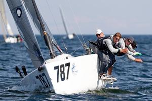 Slam & Blow NOR787 with Peder Nergaard in helm was the second in race seven - 2017 Melges 24 World Championship photo copyright  Pierrick Contin http://www.pierrickcontin.fr/ taken at  and featuring the  class