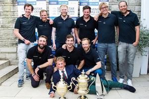 Lady Mariposa and their three trophies  - Lendy Cowes Week 2017 photo copyright  Paul Wyeth taken at  and featuring the  class