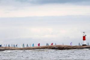 Melges 24 fleet in Helsinki - 2017 Melges 24 World Championship photo copyright  Pierrick Contin http://www.pierrickcontin.fr/ taken at  and featuring the  class