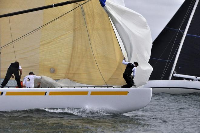 New Zealand at this year’s 12 Metre North American Championship ©  SallyAnne Santos