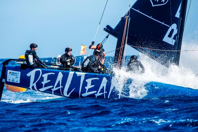 Day 1 – Realteam, overall leader – GC32 Orezza Corsica Cup © Jesus Renedo / GC32 Racing Tour