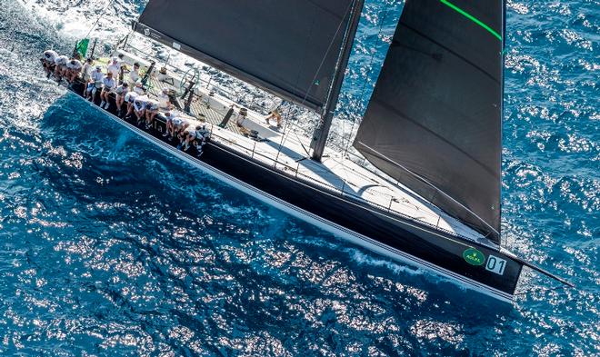 Bella Mente Racing at the Rolex Maxi 72 World Championship in Porto Cervo ©  Rolex / Carlo Borlenghi http://www.carloborlenghi.net