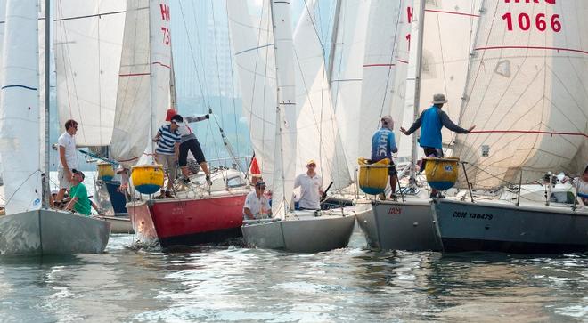 Plenty of finger pointing. RHKYC Autumn Regatta ©  RHKYC/Guy Nowell http://www.guynowell.com/