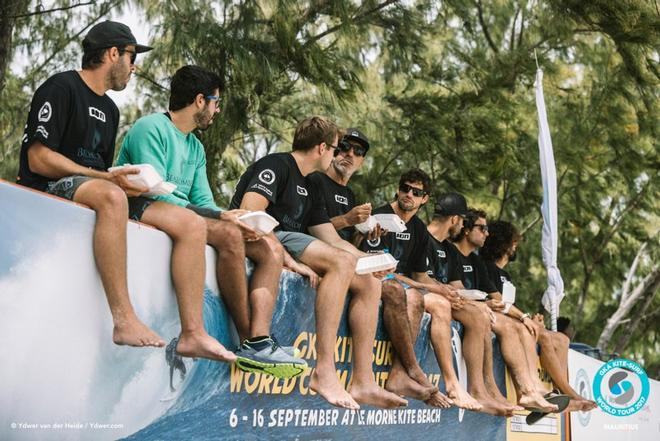 The judges survey the scene... and lunch – GKA Kite-Surf World Tour ©  Ydwer van der Heide