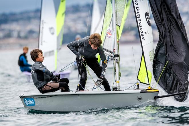Quinn Edmonds and Fin Oliver – RYA Zone and Home Country Championships ©  Paul Wyeth