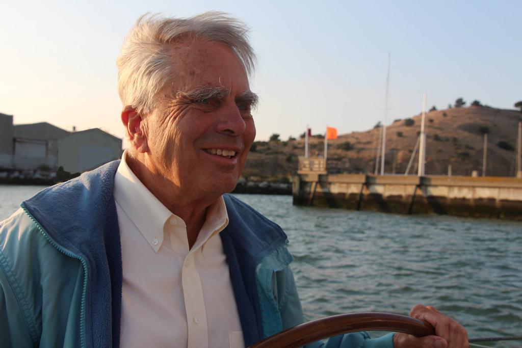 Eric Arens, the long-time chairman of the Richmond Yacht Club’s Great Pumpkin Regatta. Photo courtesy of Luther Greene. © Eric Arens Collection