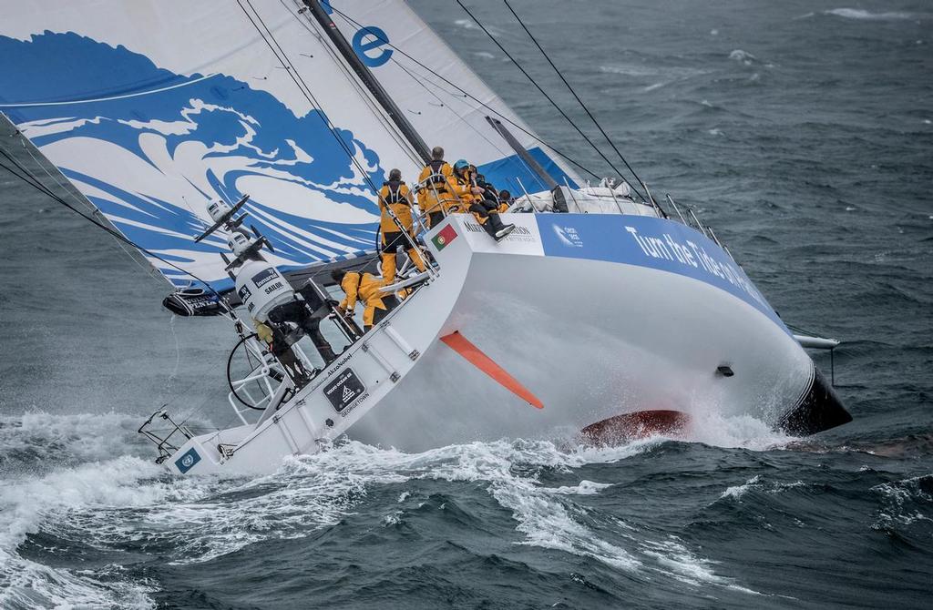 Leg Zero, Turn the Tide on Plastic compete in the Around the Island Race. Volvo Ocean Race. 02 August, 2017 ©  Ainhoa Sanchez/Volvo Ocean Race