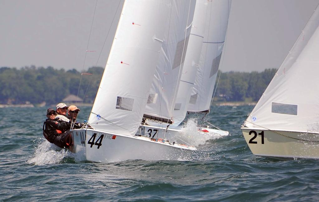 Upwind racing action at the 2015 Lightning World Championship © International Lightning Class Association http://www.lightningclass.org/index.asp