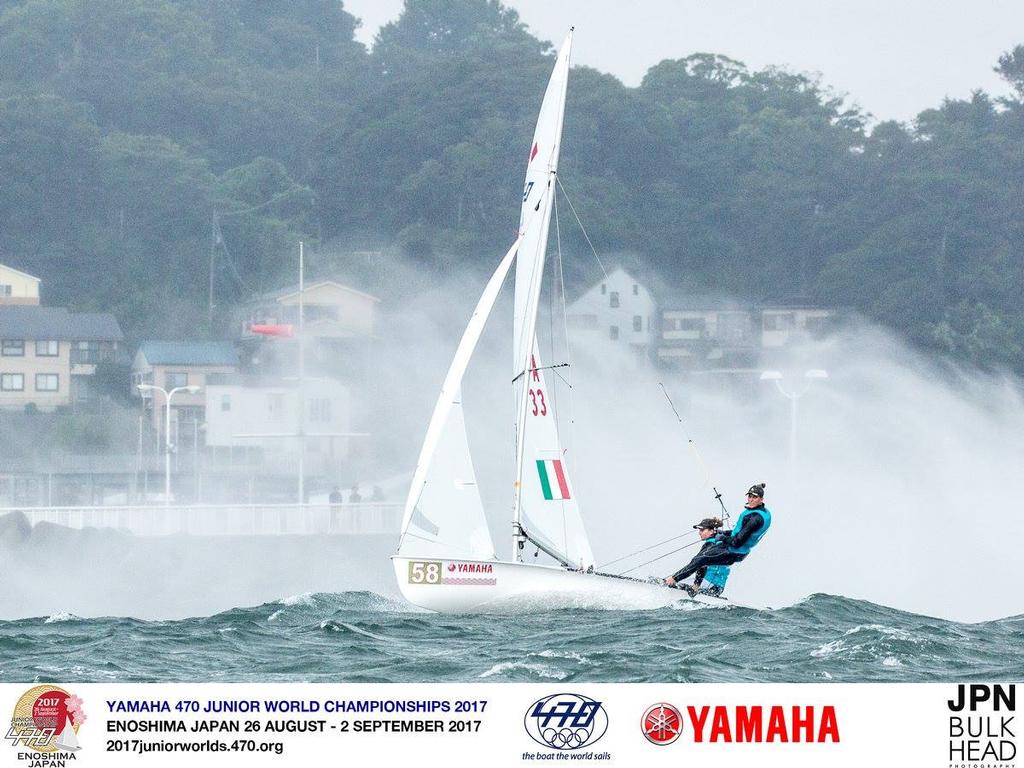 Day 4 - 470 Junior Worlds, Enoshima, Japan September 2017 © Junichi Hirai/ Bulkhead magazine http://www.bulkhead.jp/