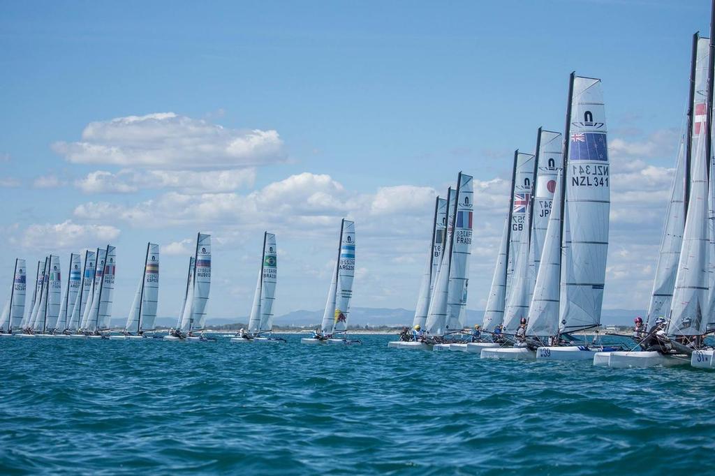 Start - Nacra 17 Worlds La Grande Motte, France &copy; Nacra 17 World Championship