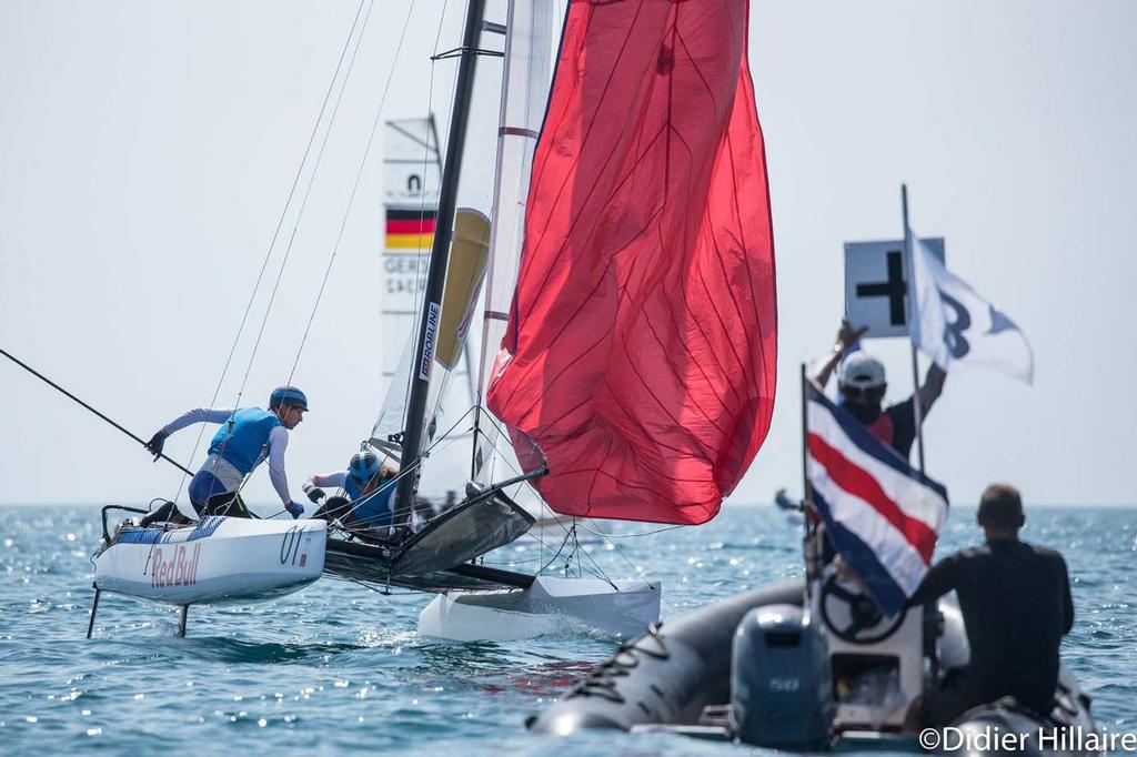  - Day 3, Nacra 17 Worlds La Grande Motte, France. Image Didier Hillare photo copyright Nacra 17 World Championship taken at  and featuring the  class