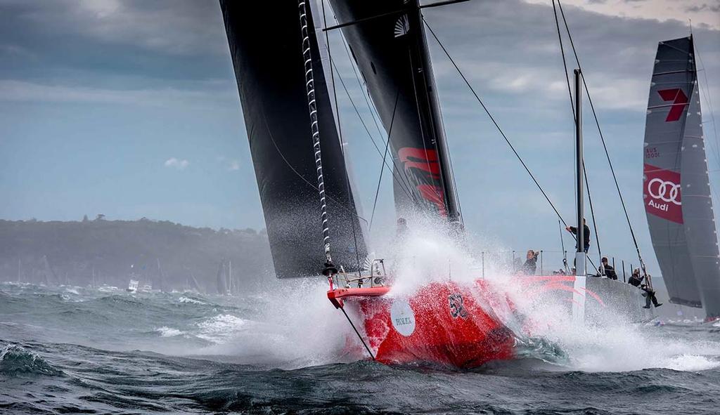 Comanche bolts as Wild Oats XI gives chase  - Rolex Sydney Hobart Yacht Race photo copyright  Rolex/ Kurt Arrigo http://www.regattanews.com taken at  and featuring the  class