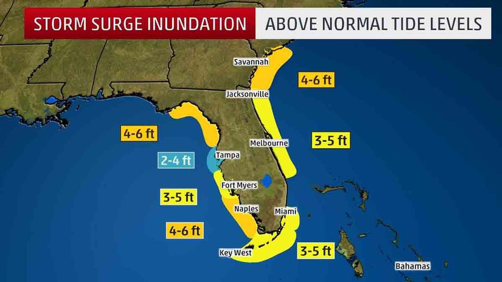 Forecast Storm-Surge Flooding © The Weather Channel