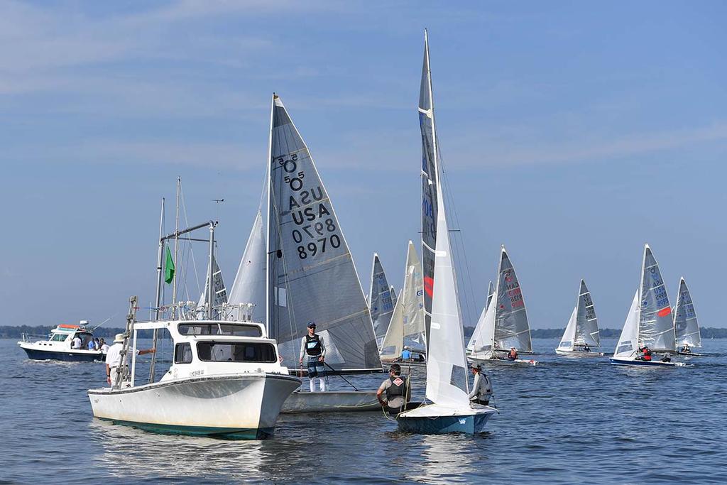 2017 SAP 5O5 World Championship - Day 2 photo copyright  Christophe Favreau taken at  and featuring the  class