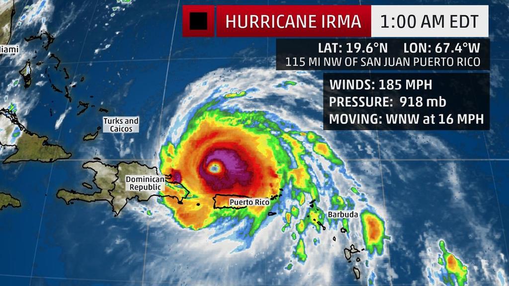 Current Storm Status - The highest cloud tops, corresponding to the most vigorous convection, are shown in the brightest red colors. Clustering, deep convection around the center is a sign of a healthy tropical cyclone. © The Weather Channel