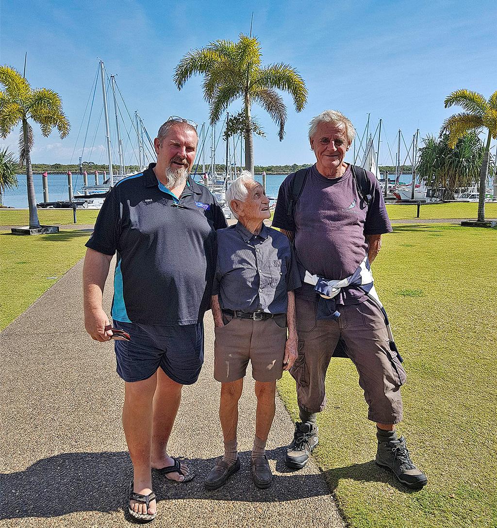 Michael, Fred Green & Jon photo copyright Maree Stainton taken at  and featuring the  class