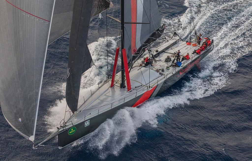 Scallywag romping down the coast last year - Rolex Sydney Hobart Yacht Race photo copyright  Rolex/Daniel Forster http://www.regattanews.com taken at  and featuring the  class